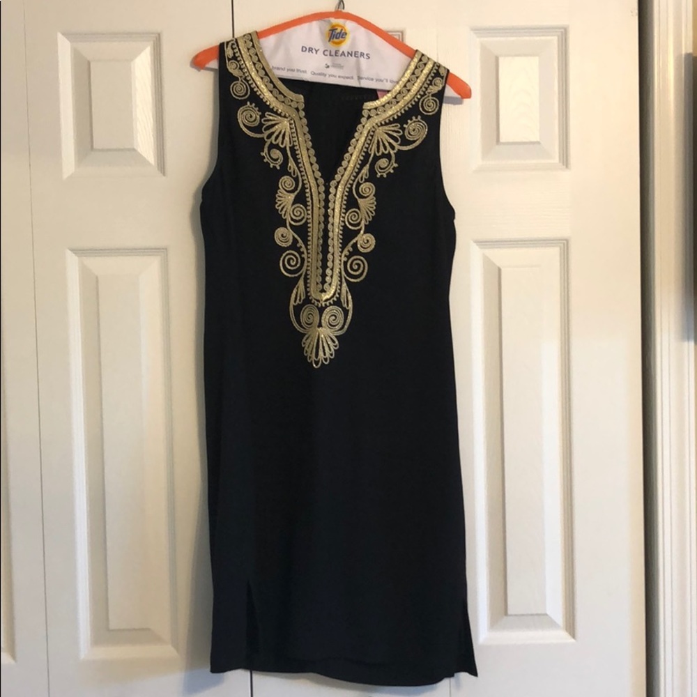 EUC LILLY PULITZER CARLOTTA SHIFT ONYX SZ 4